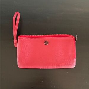 lululemon athletica red Wristlet Clutch with Logo